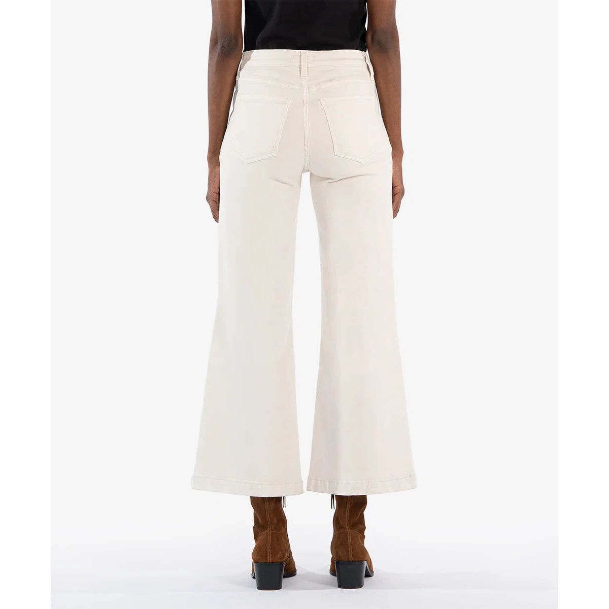 MEG HIGH RISE WIDE LEG DOUBLE FRT PKTS WIDE HEM