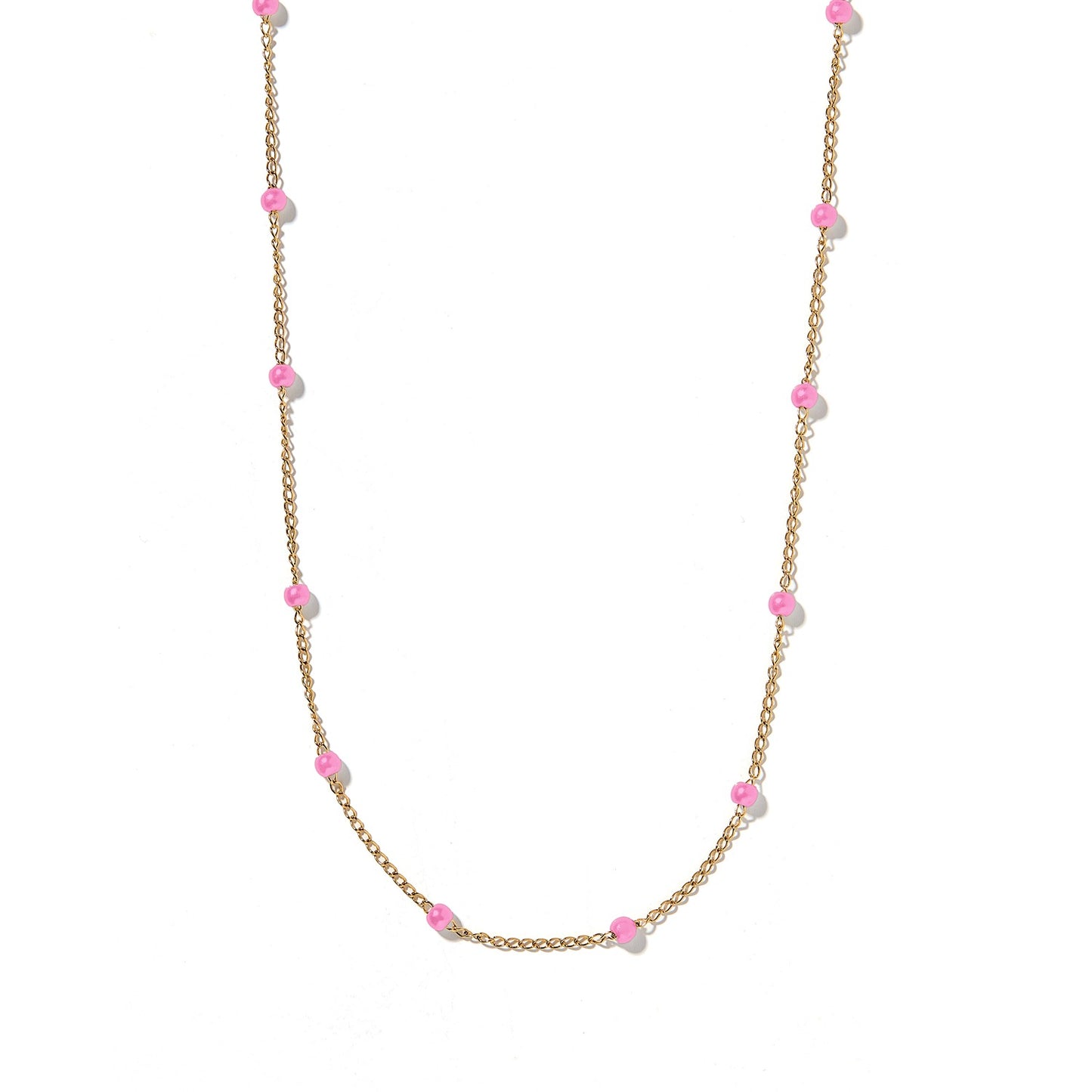 Necklace - Dabney - Pink