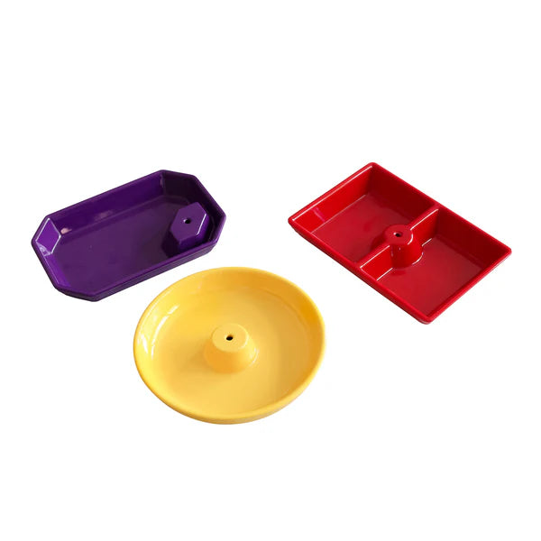 Pinstripe Dainty Dishes - Brights
