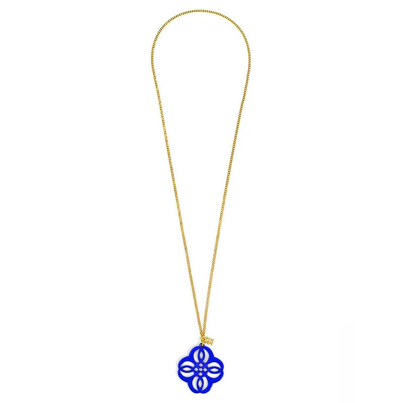 Mandala Pendant Long Necklace