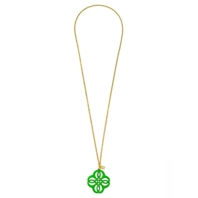Mandala Pendant Long Necklace