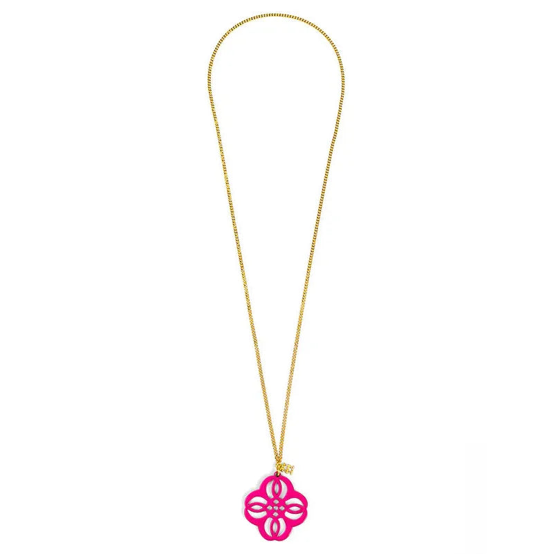 Mandala Pendant Long Necklace