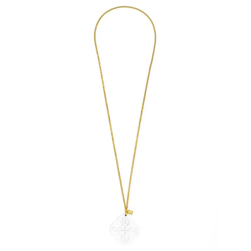 Mandala Pendant Long Necklace