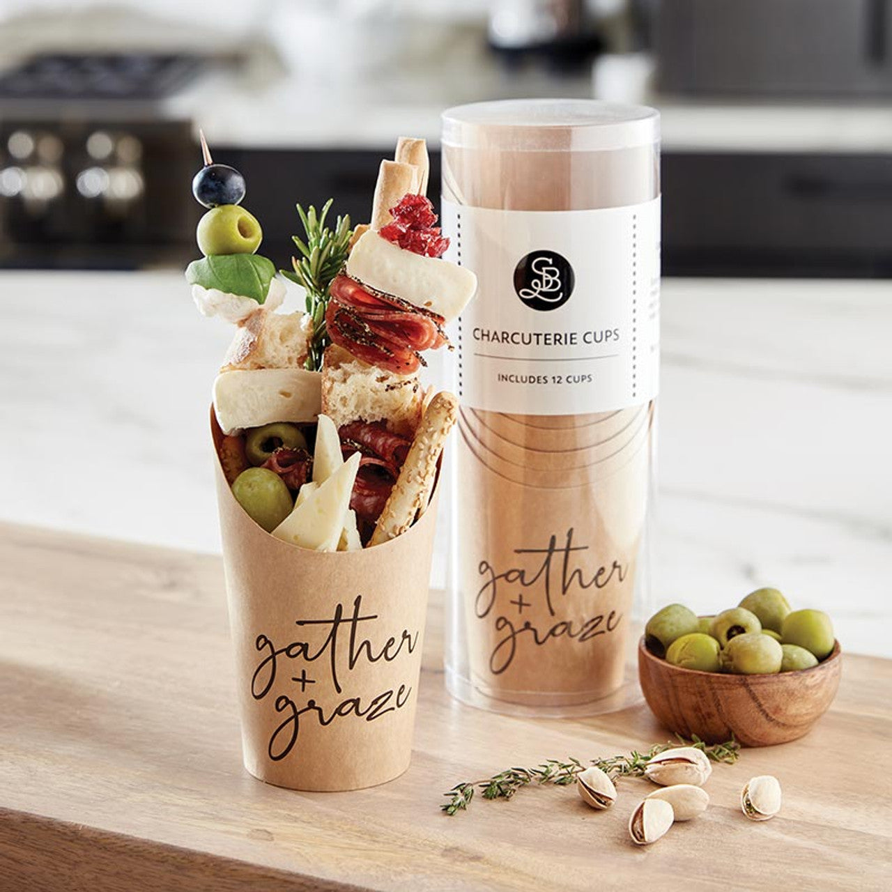 Paper Charcuterie Cups S/12