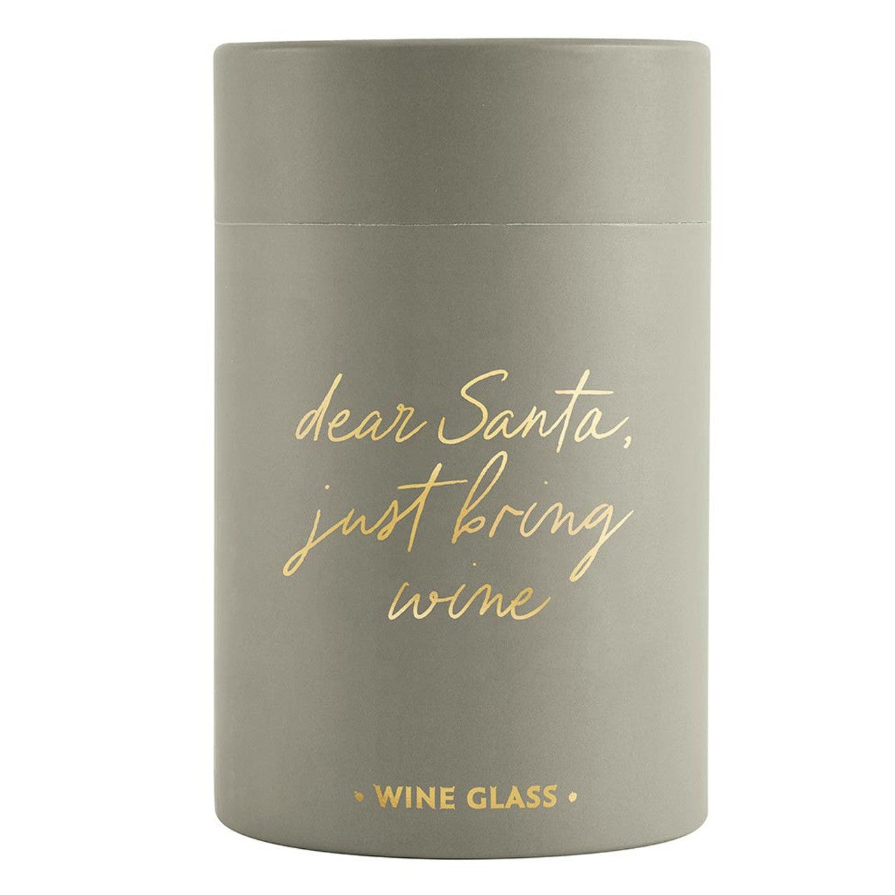 Dear Santa Stemless Wine Glass