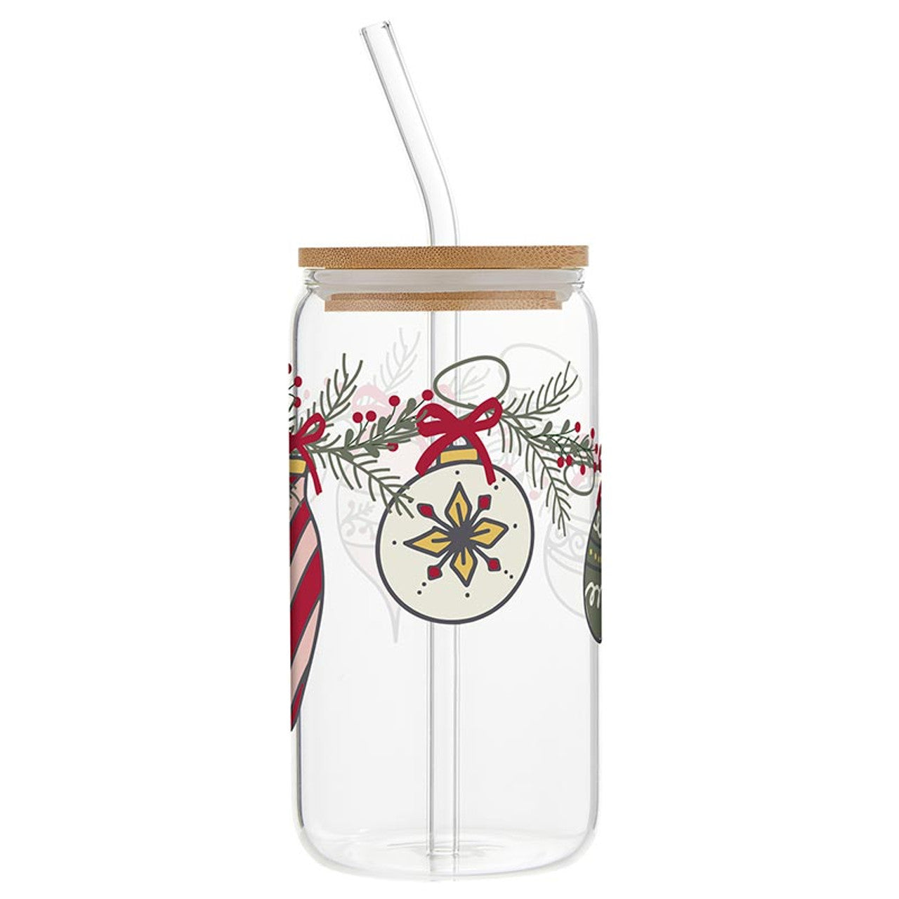 Ornament Glass 16oz Tumbler