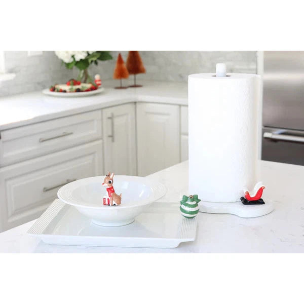 pinstripes melamine paper towel holder