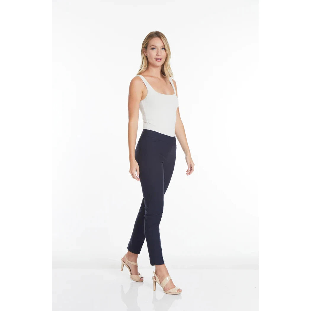 Pull-On Ankle Pant w/Real Front & Back Pockets - Midnight