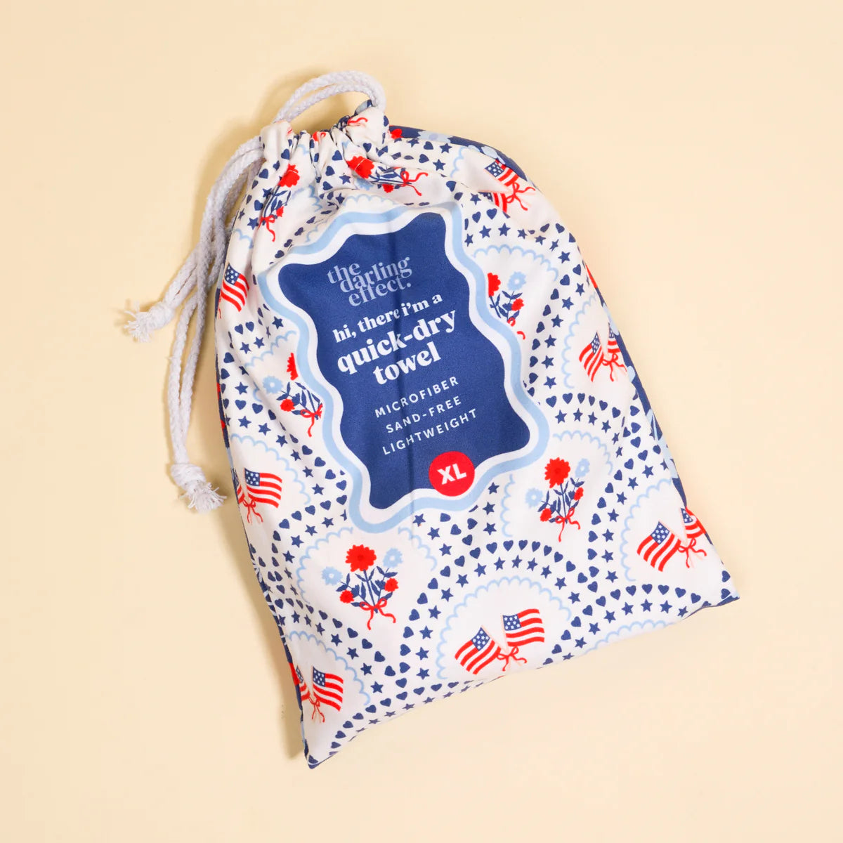 The Darling Effect XL Quick-Dry Beach Towel - All American Darling