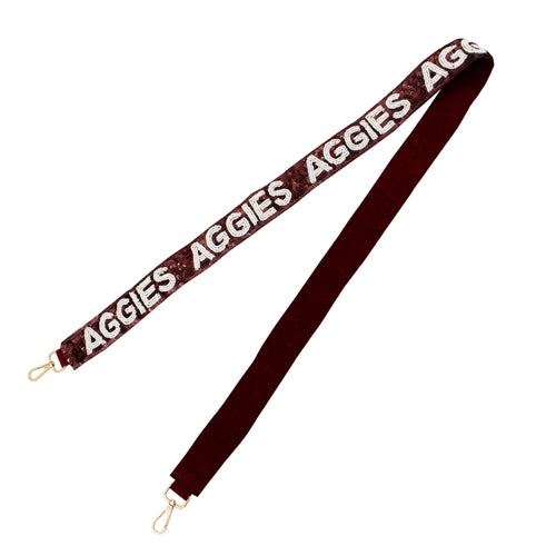 Texas A&M University Beaded Strap
