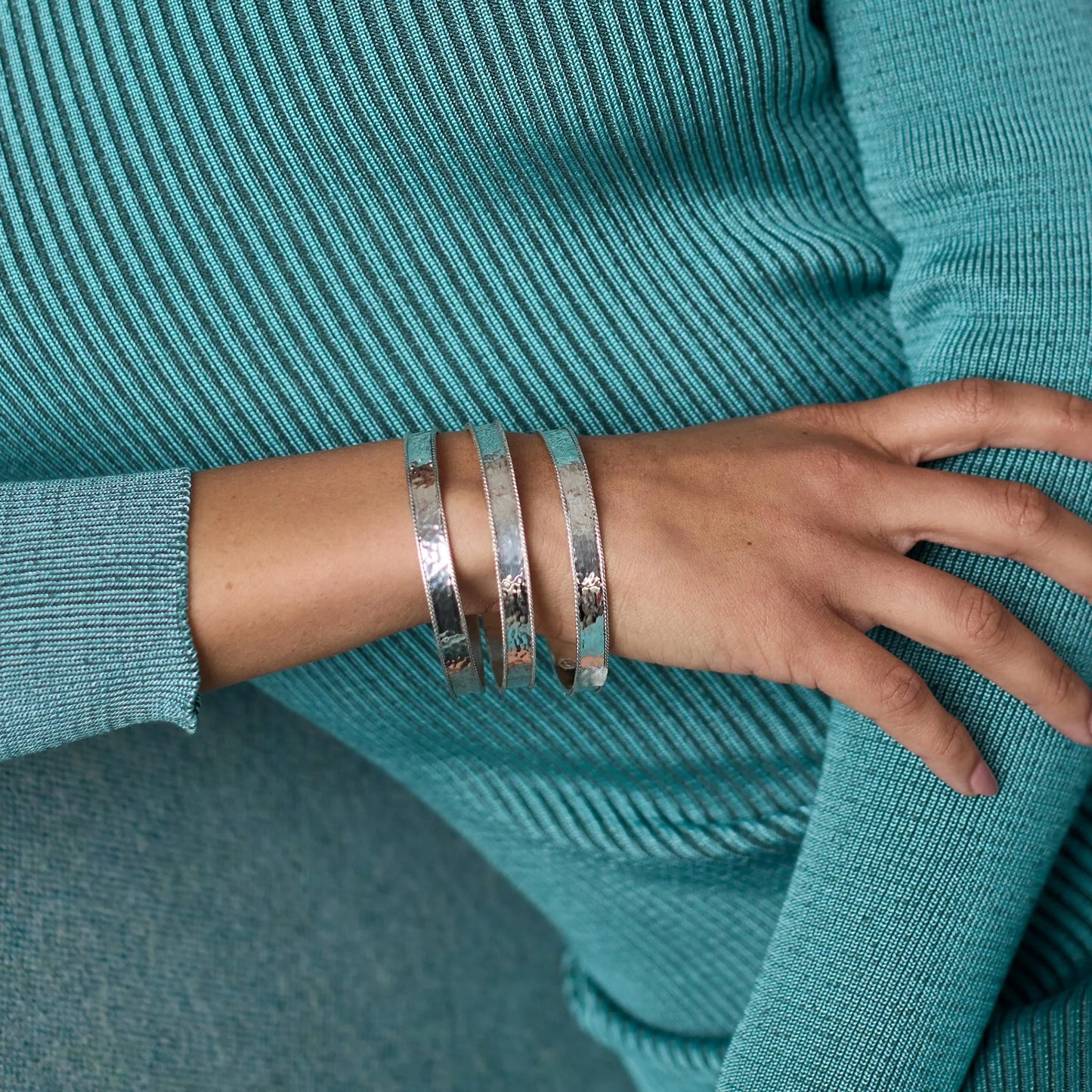 Savoy Bangle - Silver