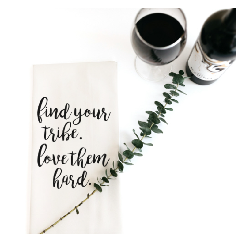 Wildwood Find Your Tribe Tea Towel