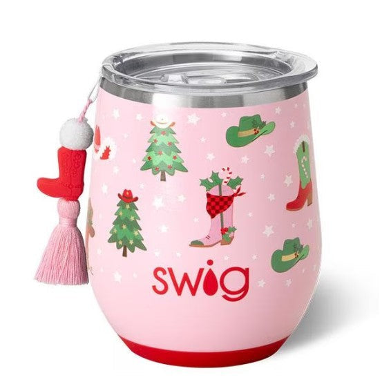 Howdy Holidays Stemless Wine Cup 12oz