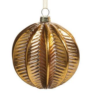 4" Gold Spine Ornament