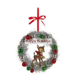 8" VINTAGE POST CARD ORNAMENT