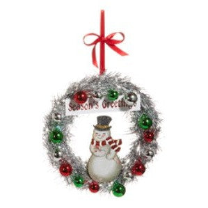 8" VINTAGE POST CARD ORNAMENT