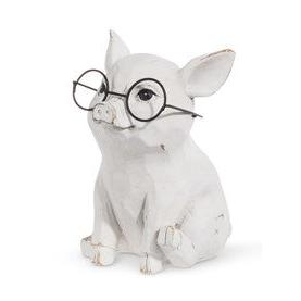 5" Pig with Glasses