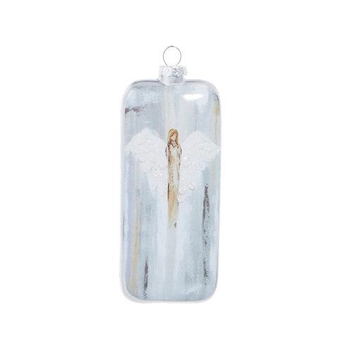 6" Angel Rectangle Ornament