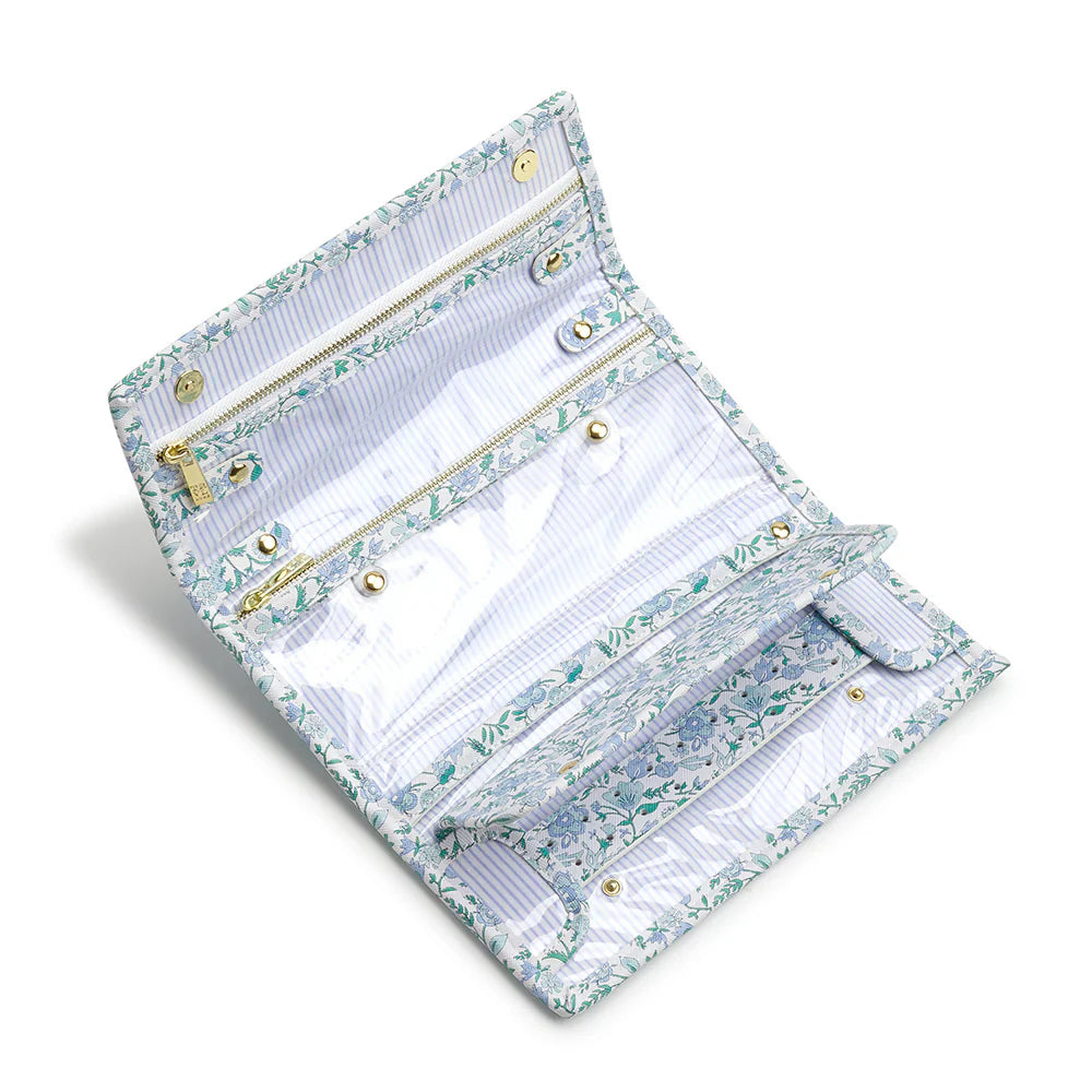 TRVL Design Luxe Jewelry Wallet in Hamptons Floral