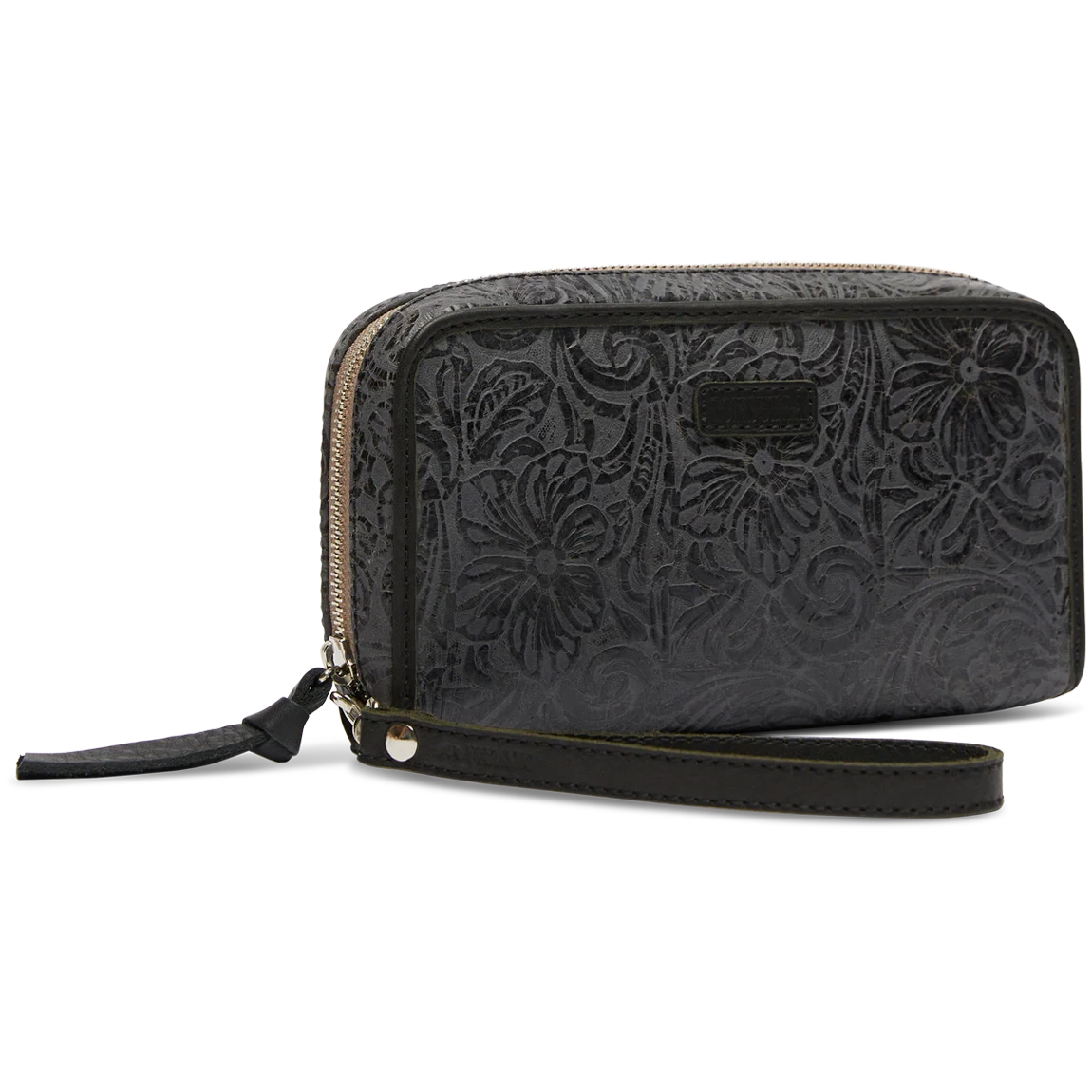 Steely Wristlet Wallet