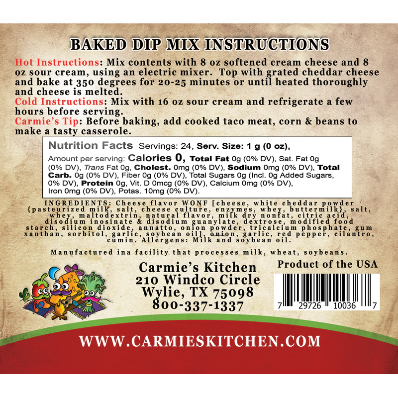 Baked Enchilada Dip Mix