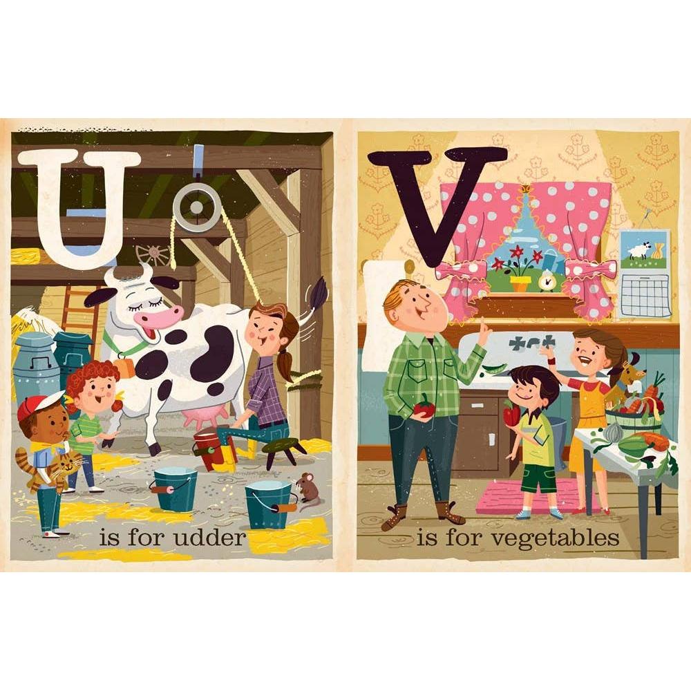 F is for Farm: Alphabet board book