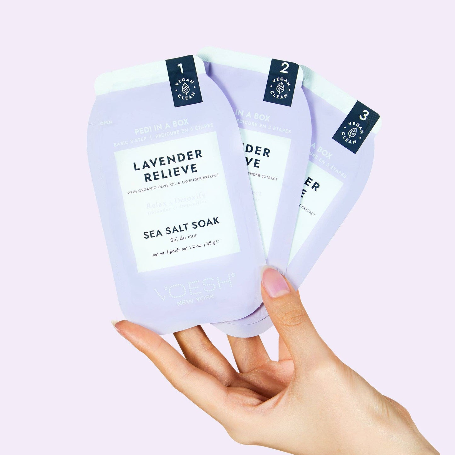 Pedi in a Box Basic 3 Step Lavender Relieve