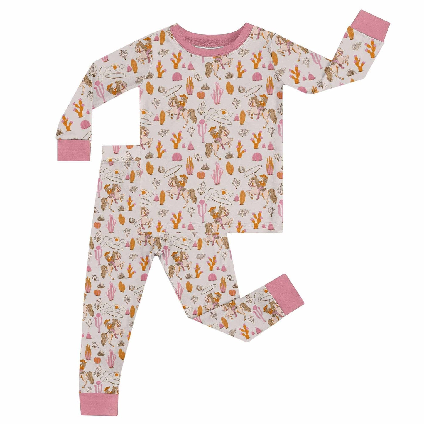 Saddle Up, Cowgirl Toile - LS/Pants 2Pc PJs