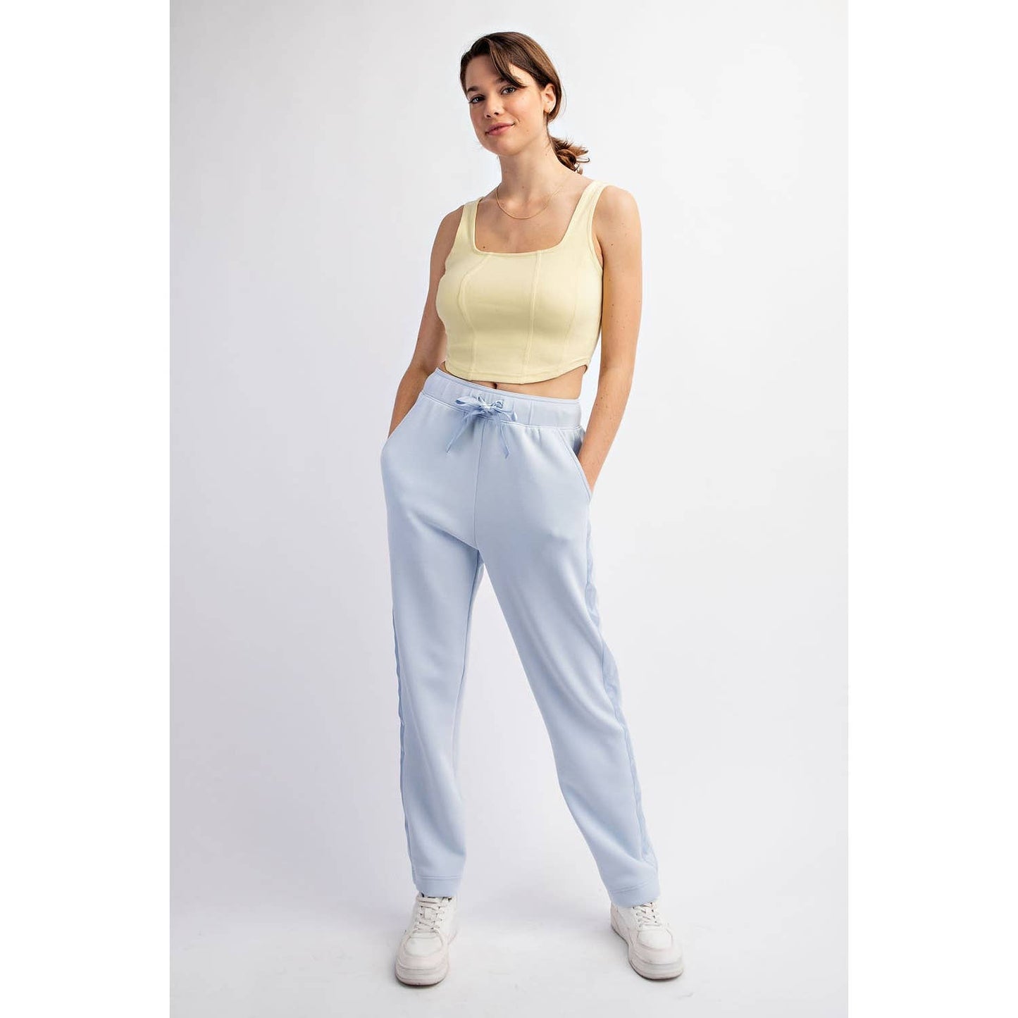 Modal Poly Span Jogger with Side Satin