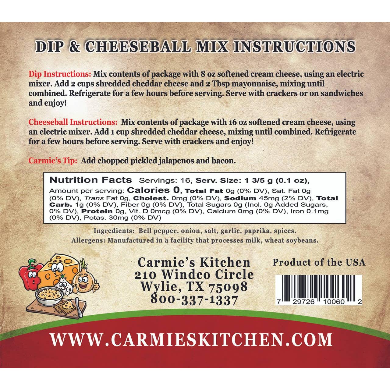 Pimento Cheese Dip & Cheeseball Mix