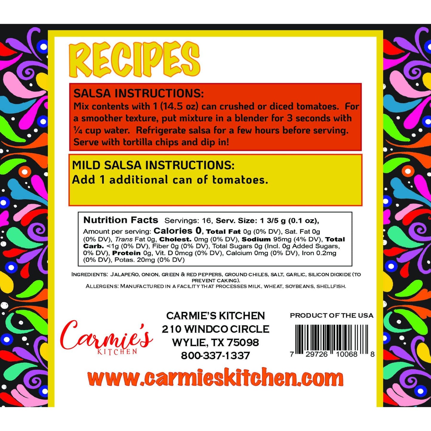 Cantina Salsa Mix - Taco Tuesday Collection