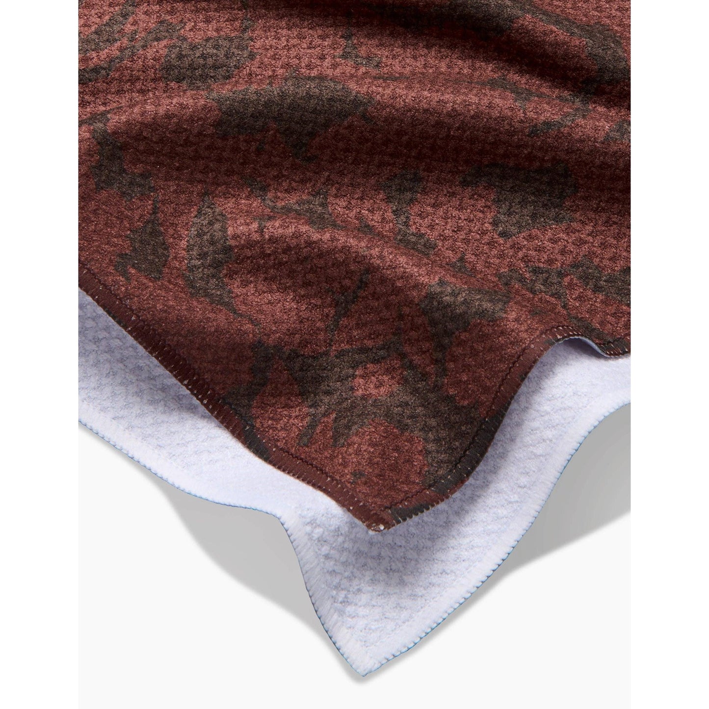 Wild Wood Maroon Tea Towel
