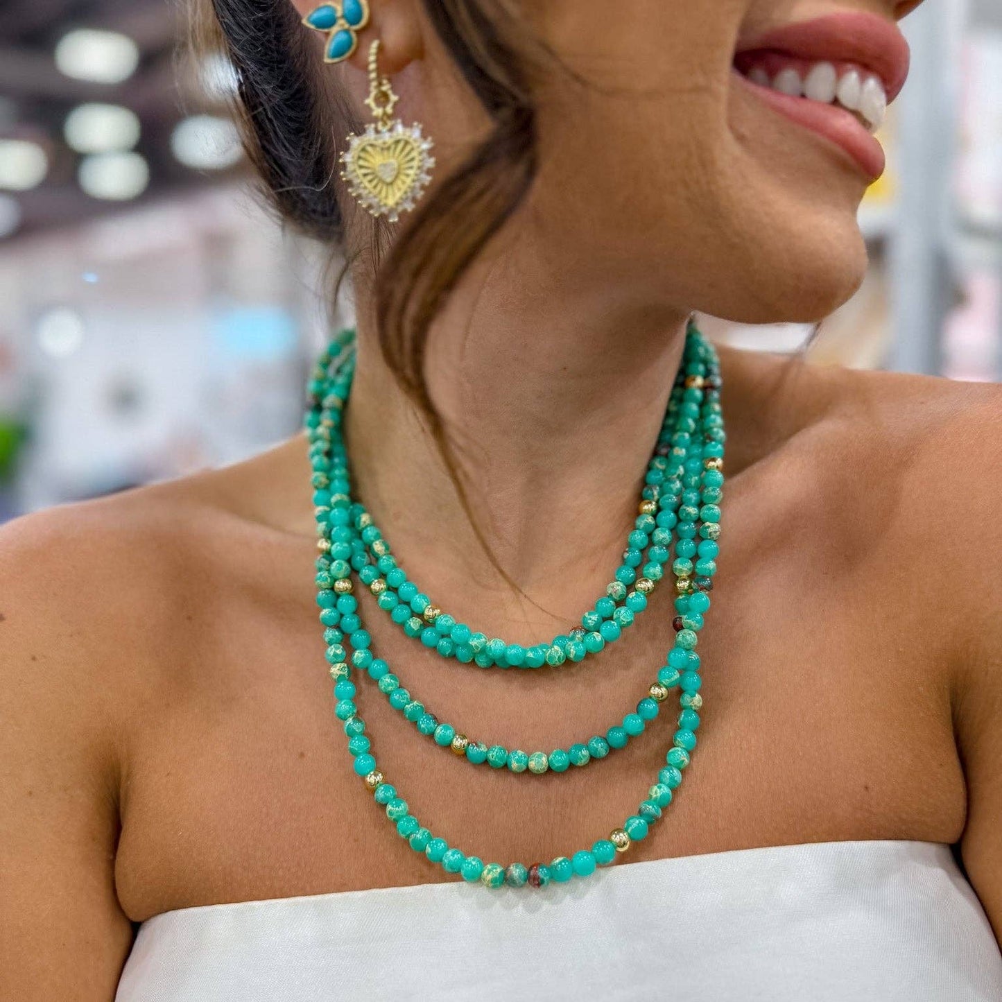 Do it for You Layered Gemstone Necklace