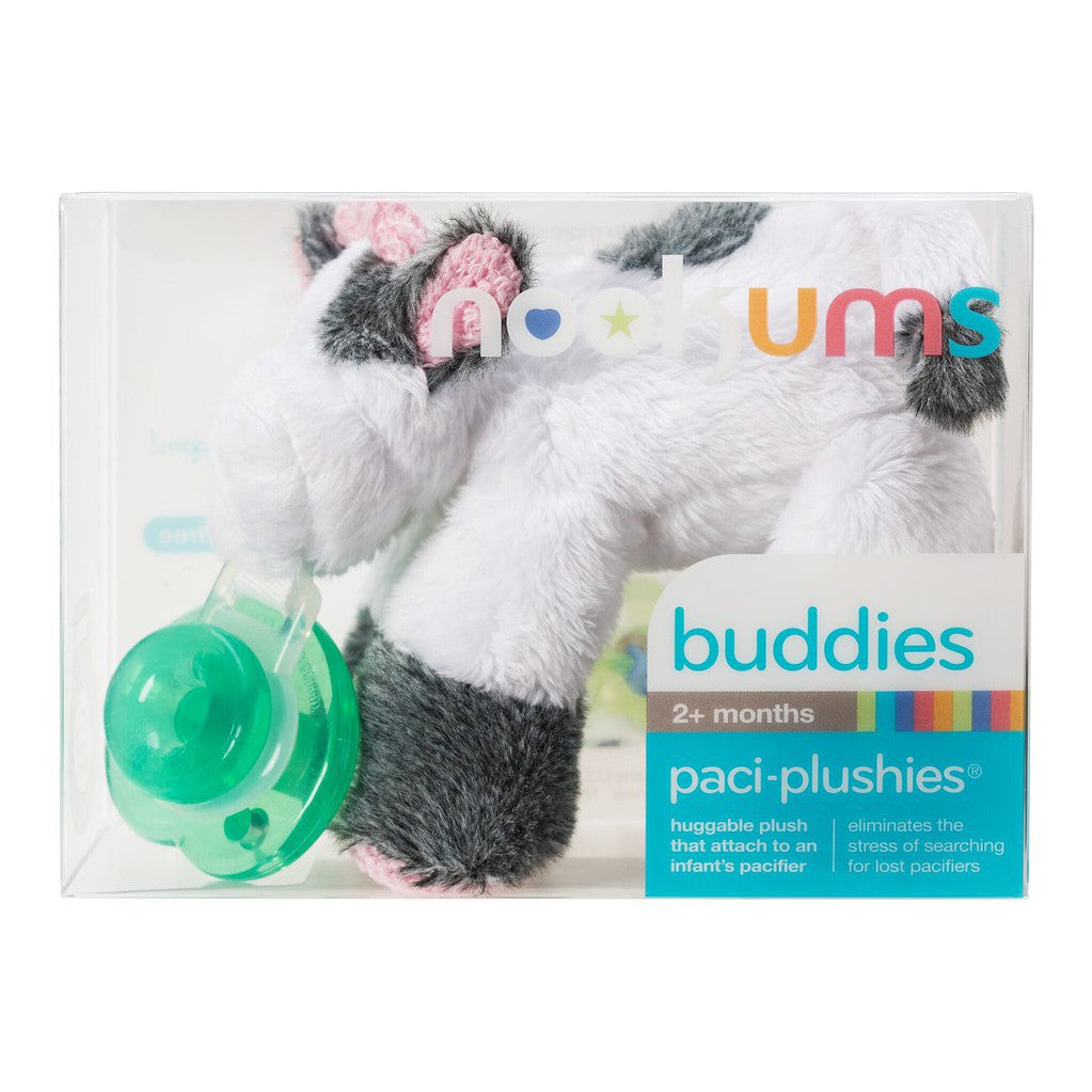 Cutsie Cow Paci-Plushies Buddies