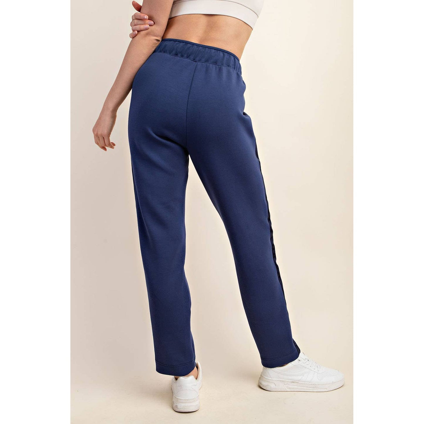 Modal Poly Span Jogger with Side Satin
