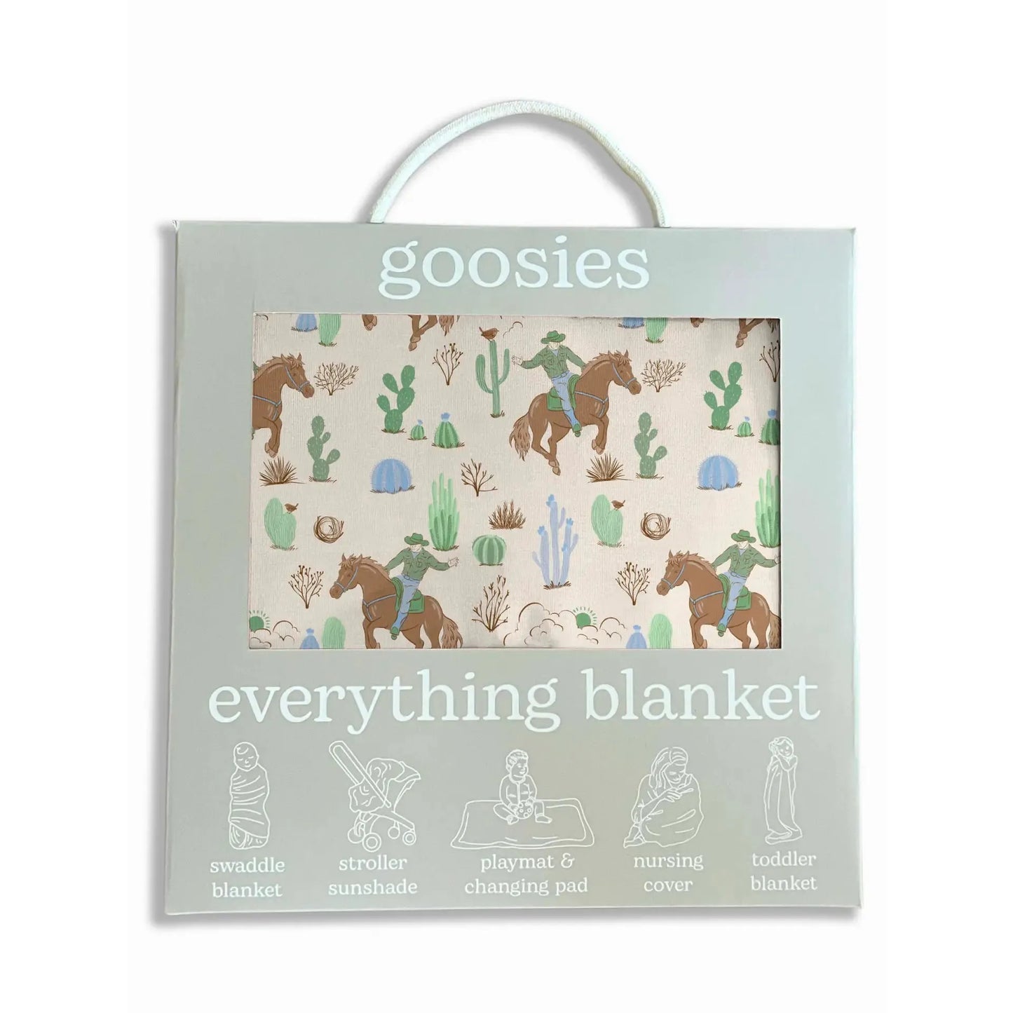Everything Blanket - Saddle Up, Cowboy Toile