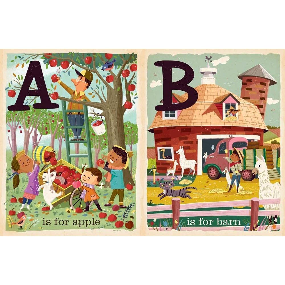 F is for Farm: Alphabet board book