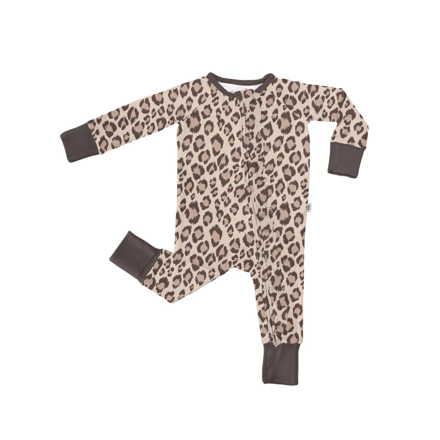 Classic Leopard - LS Convertible Zip PJs