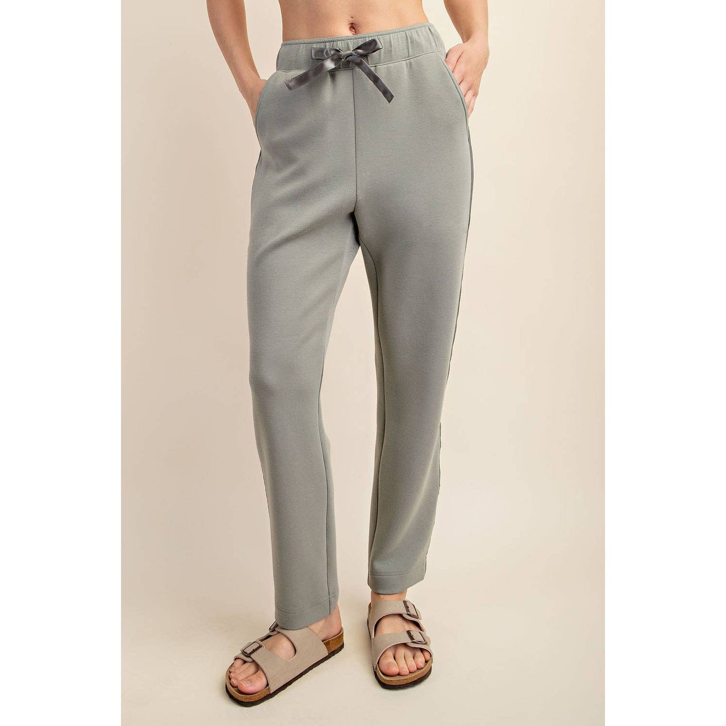 Modal Poly Span Jogger with Side Satin