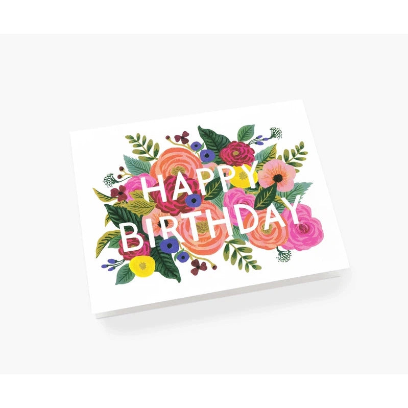 Juliet Rose Birthday Card