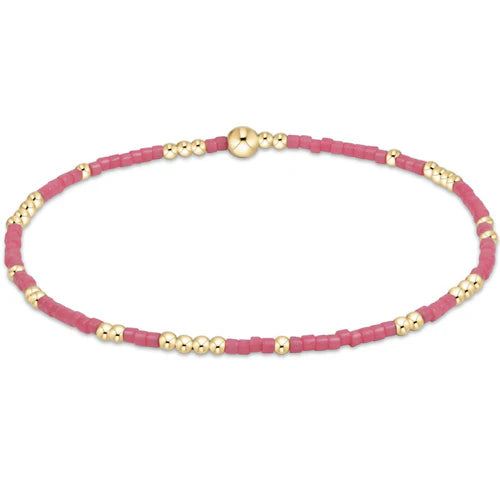hope unwritten bracelet - bright pink