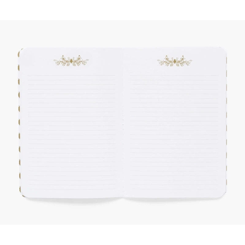 Stitched Notebook Set - Peacock