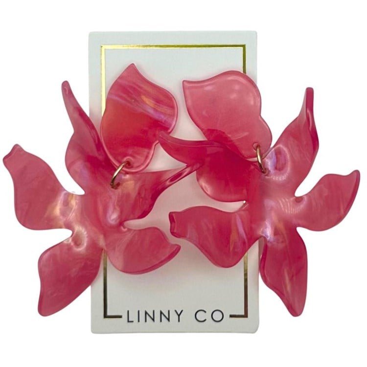 Flora - Azalea Pink - Earrings
