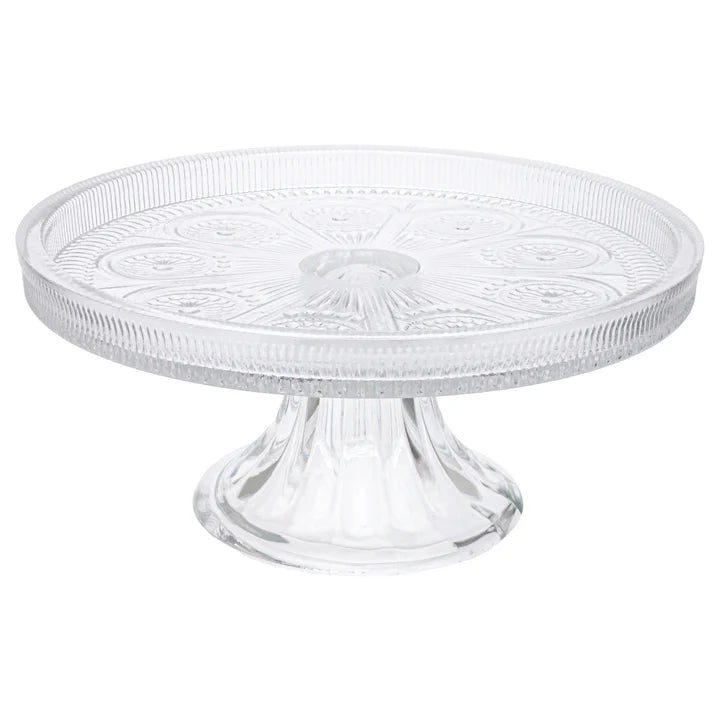 Clear Codi Glass Cake Stand