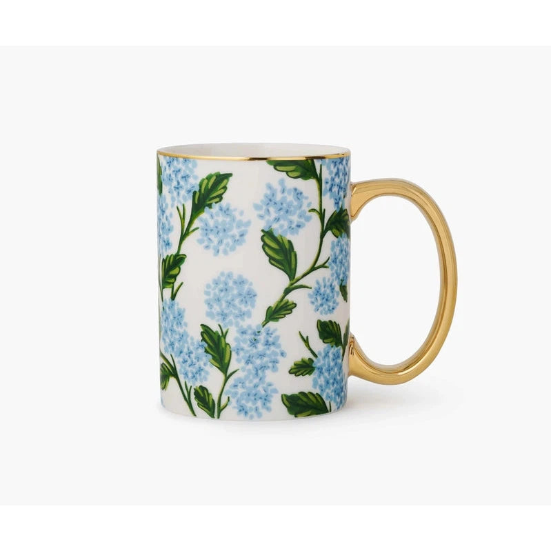 Hydrangea Porcelain Mug
