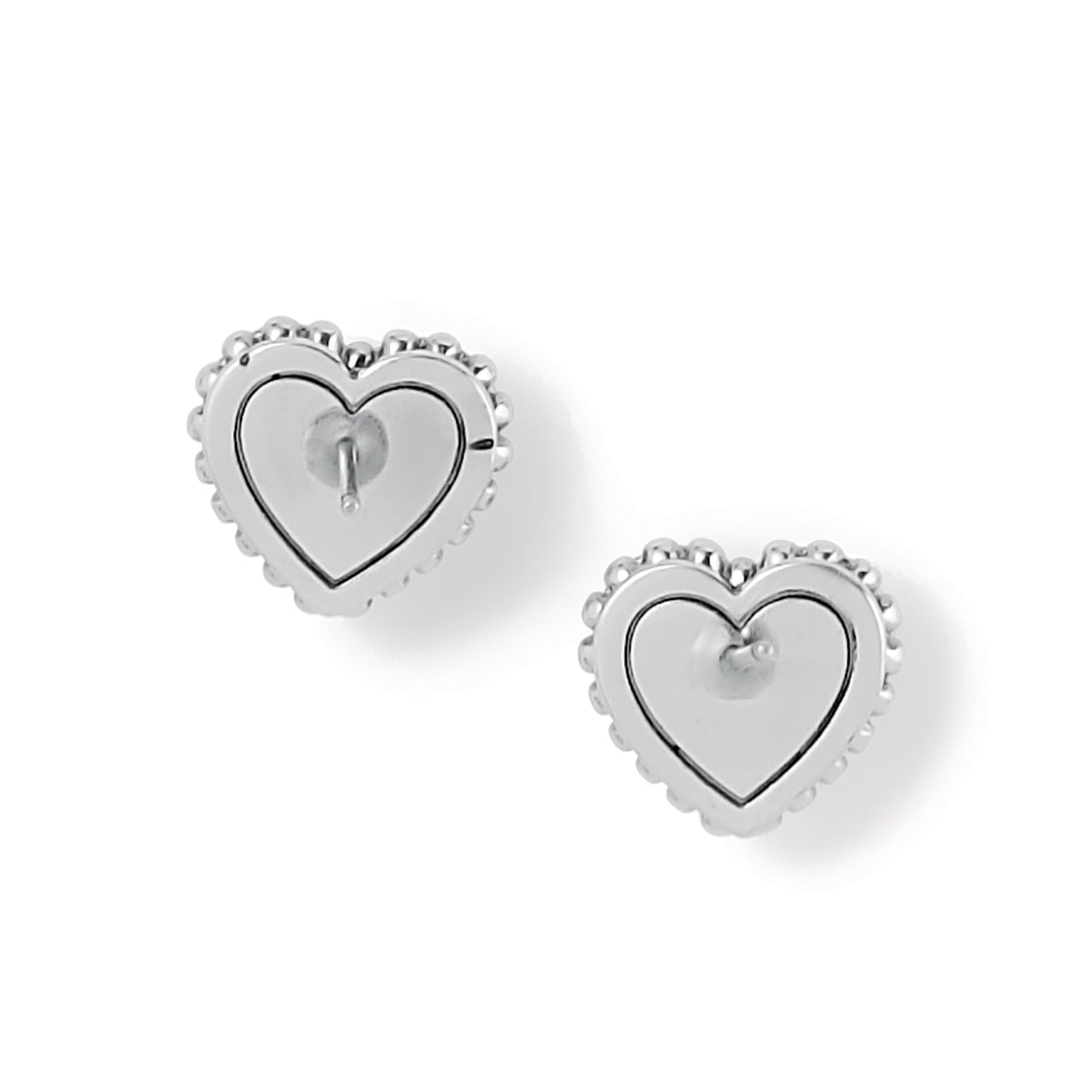 Pretty Tough Petite Heart Silver Post Earrings