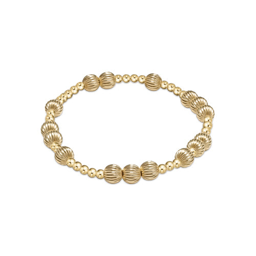 Hope Unwritten Dignity 6mm Bead Bracelet - Gold