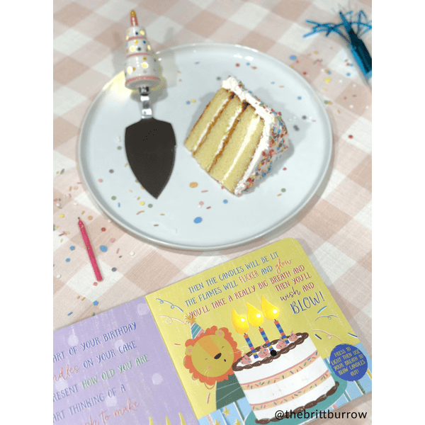 Happy Birthday Board Book - Interactive Light-Up Candle & Sound