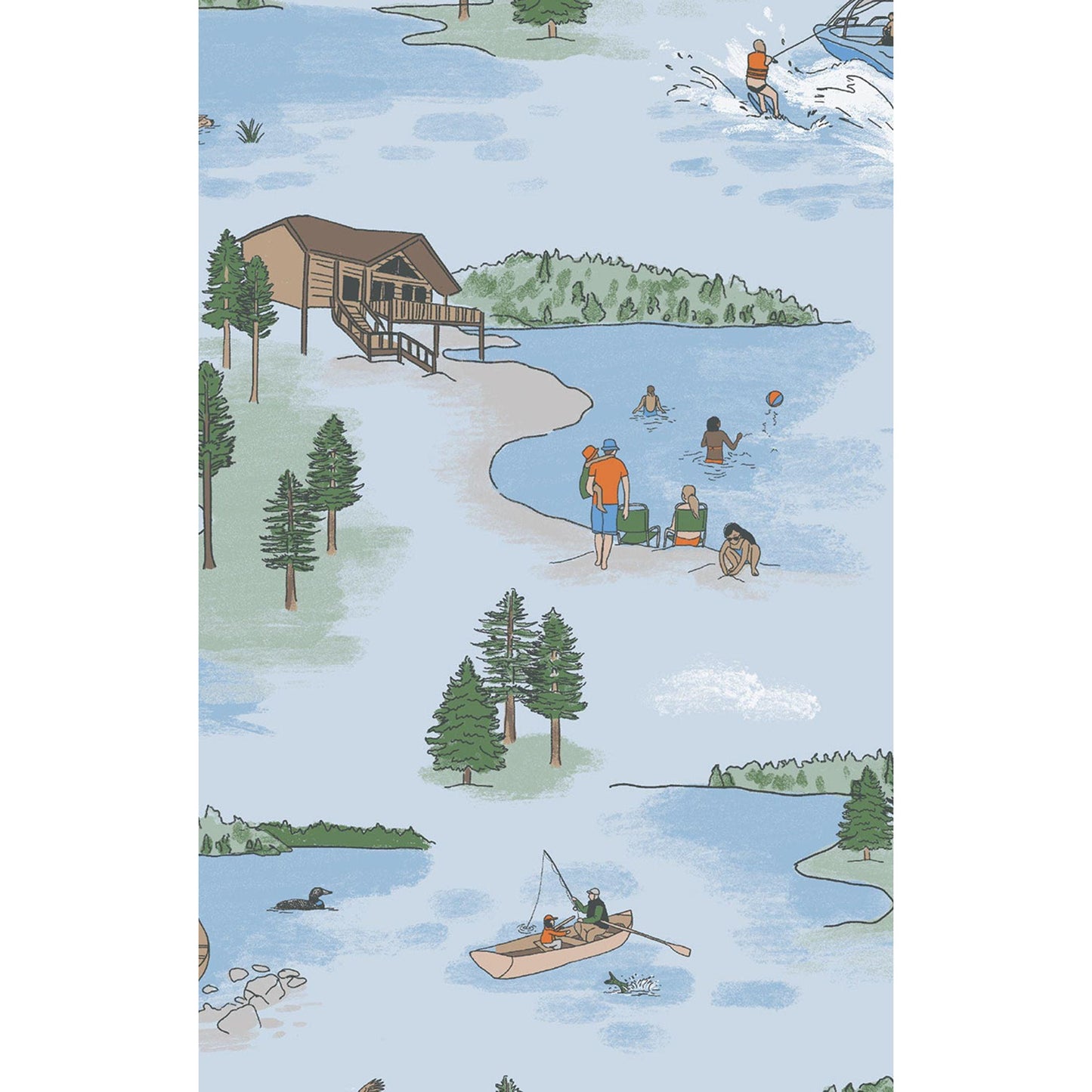 Lake Life - 2 Way Zipper Romper