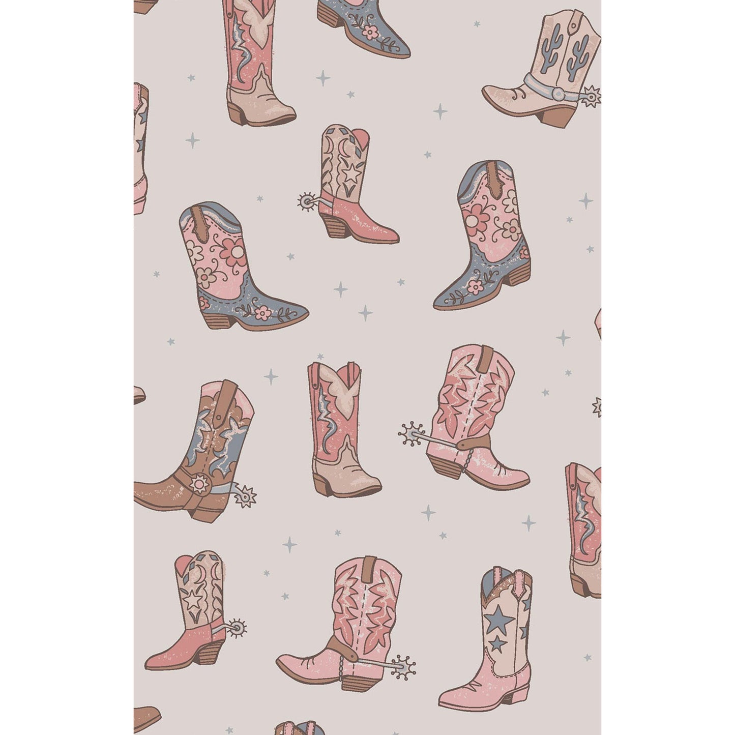 2 Way Zipper Ruffle Back Footie - Future Cowgirl
